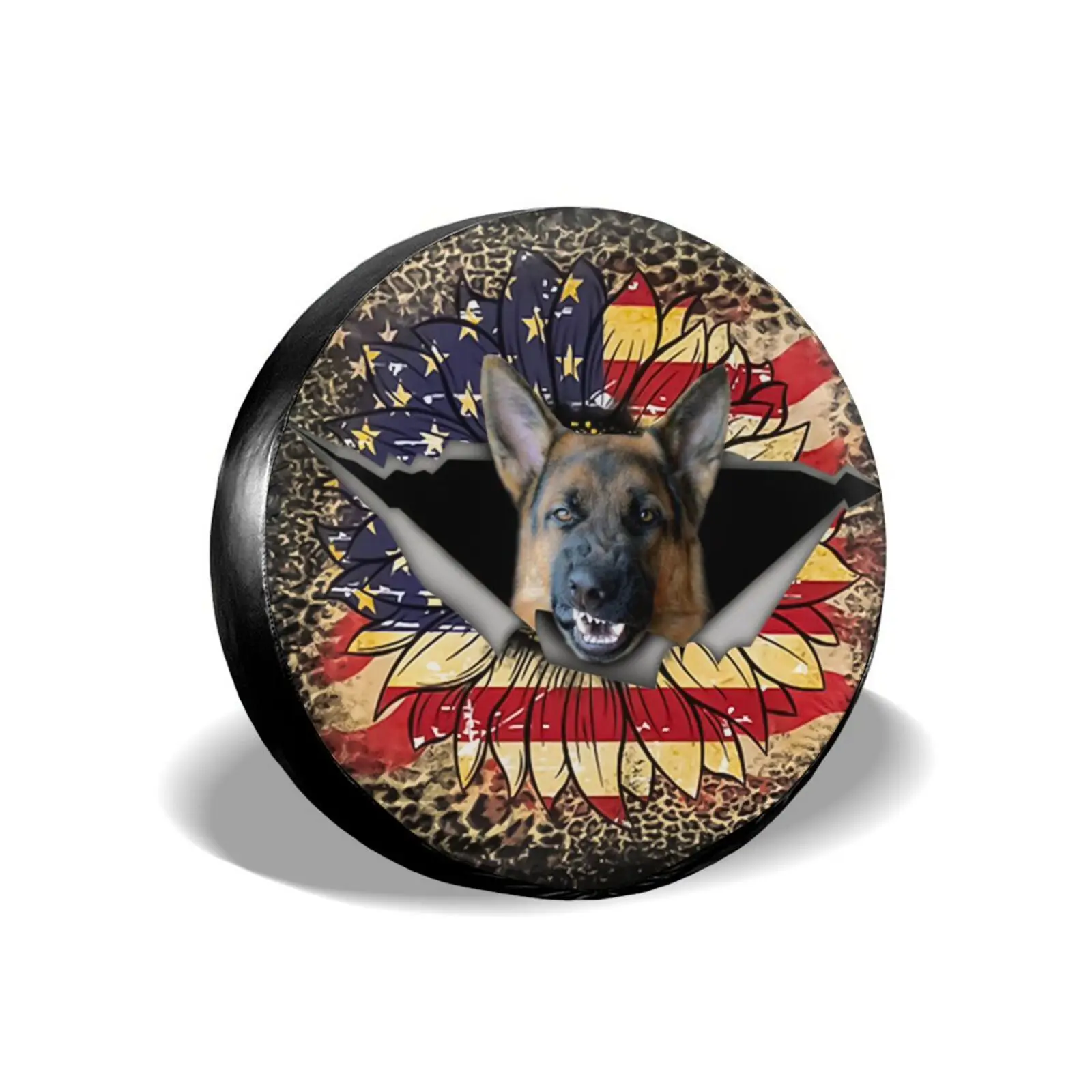 

Compass Tire Cover Universal Spare Wheel Tire Cover Wheel Covers for Trailer RV SUV Truck Camper Travel Trailer