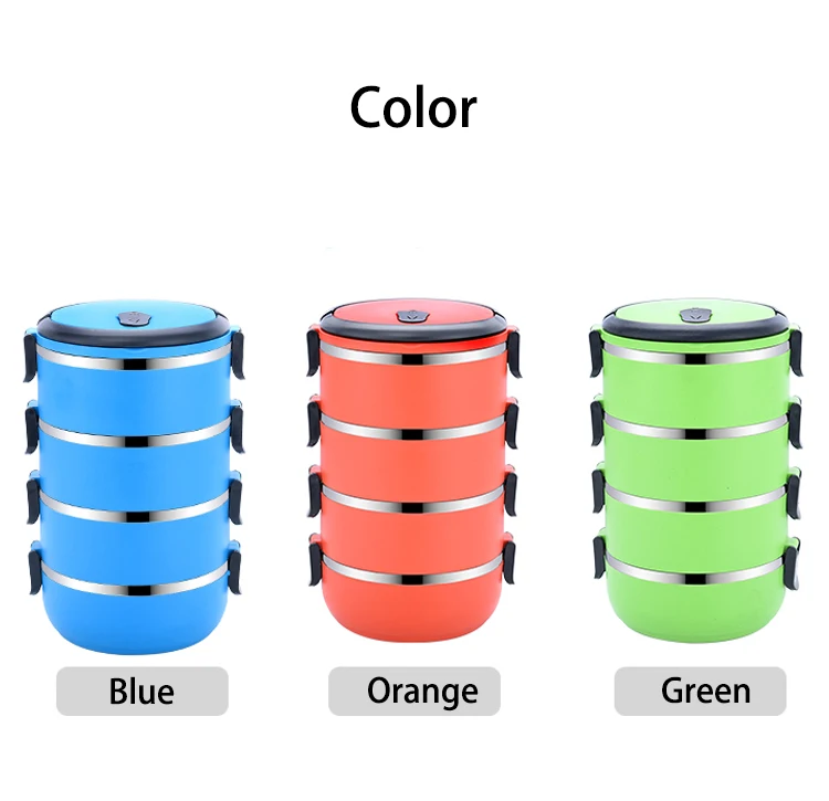 700 мл школы Коробки для обедов Нержавеющая сталь бенто ланч бокс термос Еда