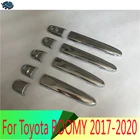 Для Toyota ROOMY 2016-2020 декоративные аксессуары ABS Хромированная Дверная ручка Крышка отделка Литье аксессуары