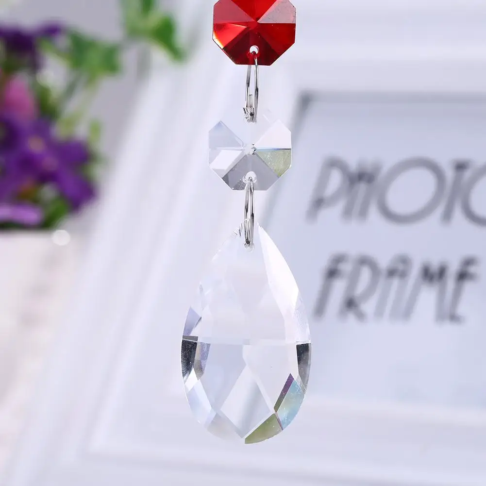 DIY Хрустальная люстра для ловли солнца с кристаллами шар призма кулон Радужный