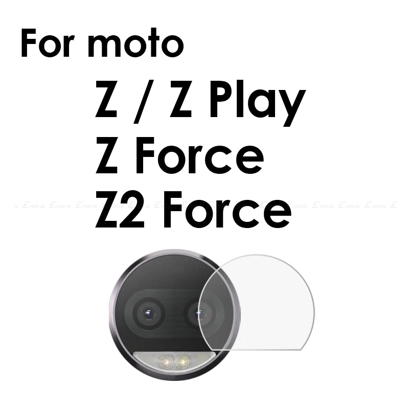 For Moto Z Задняя крышка объектива камеры из закаленного стекла для Motorola Moto G7 G6 G5S G5 G4 Plus power Z2 Z Force Play Защитная пленка для экрана - Цвет: For Moto Z