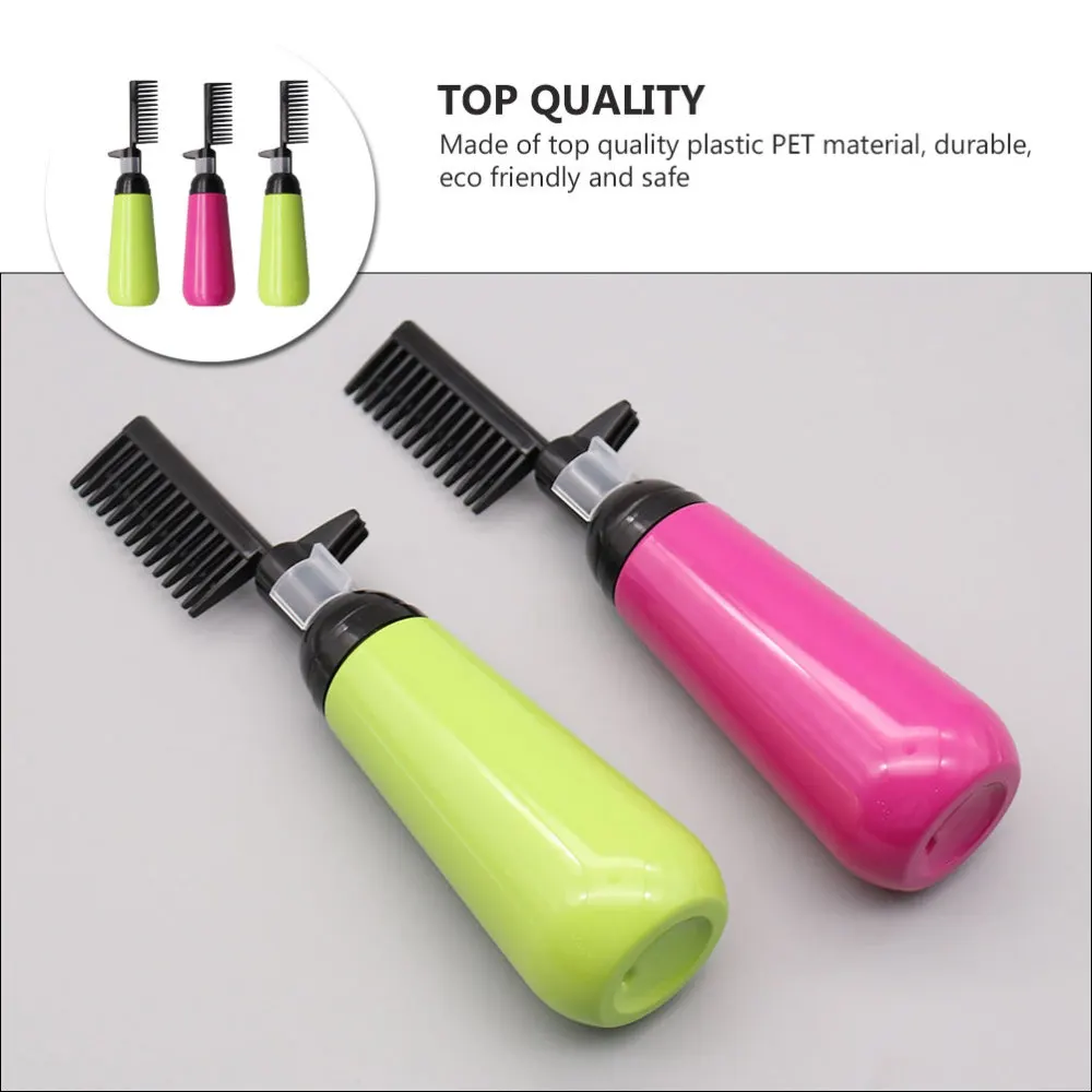 

3pcs 150ml Hair Dye Bottle Applicator with Brush Comb Applicator Bottle Comb
