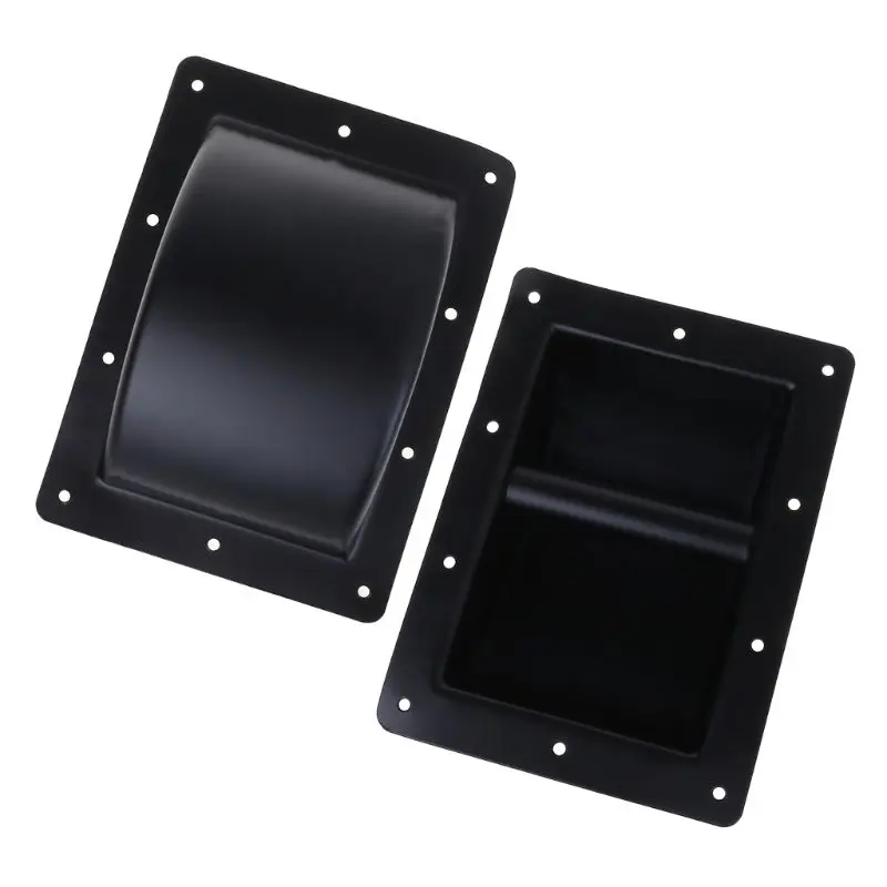 

2PCS Recessed Speaker Handles Black Metal Repair Sound Bar Stage Home Theater PA DJ Loudspeaker Professional HiFi