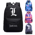 Рюкзак для подростков для мальчиков и девочек Death Note, модная повседневная дорожная сумка для ноутбука для мужчин и женщин, студентов
