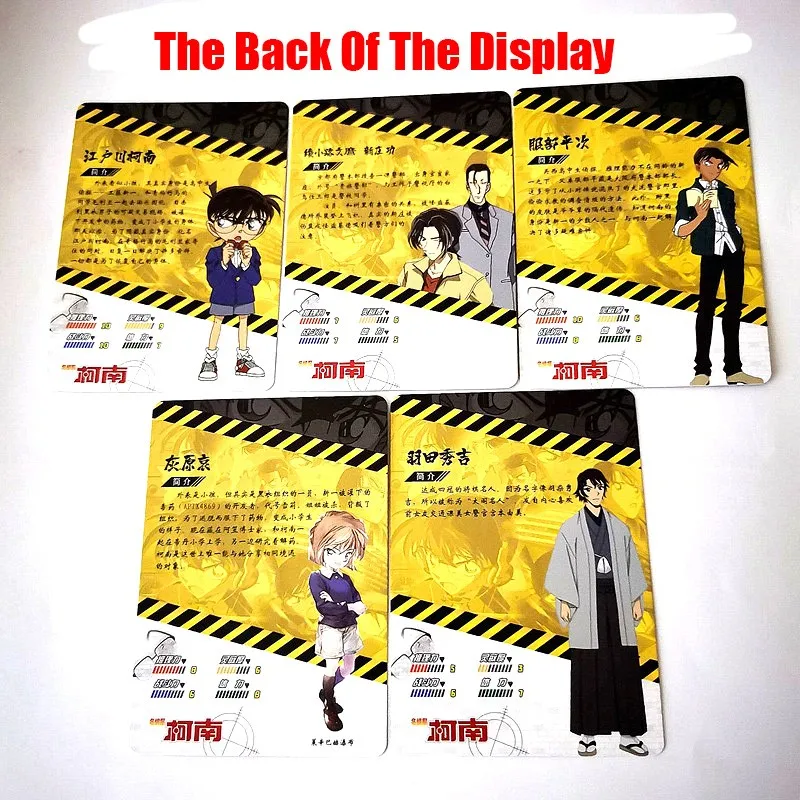 Colecci&oacute;n de juegos coleccionables de Anime, juguetes de colecci&oacute;n de Anime de Conan, Edogawa, Jimmy Kudo, Rachel, Shelly, Richard Agasa, 180 Uds.-3