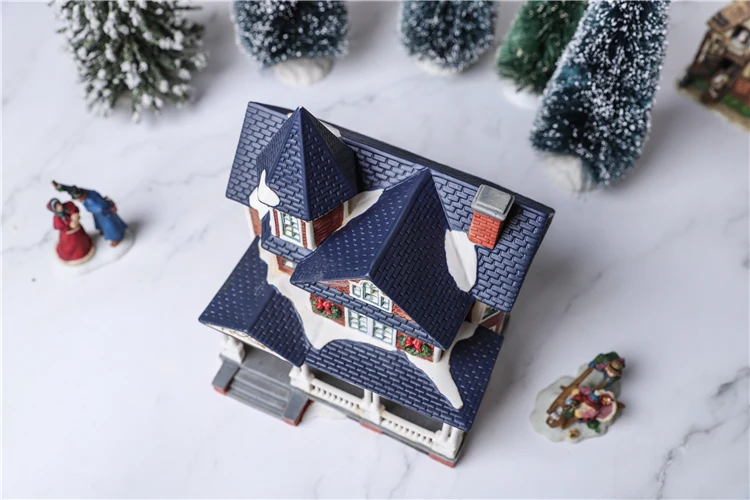 Рождественские фарфоровые украшения в викторианском стиле семейства