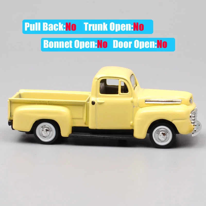 1:43 Масштаб Мини Классический ретро 1948 Ford Пикап F-1 F1 пикапы грузовики литья под давлением и транспортные средства Миниатюрные модели автомобилей детские игрушки подарки для мальчиков