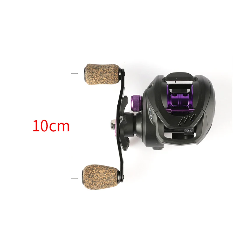 

Universal Baitcasting Reel Smooth Drops-wheel Fishing Reel N42 Neodymium Magnets Spin Reels 6:5:1 Speed Ratio YS-BUY