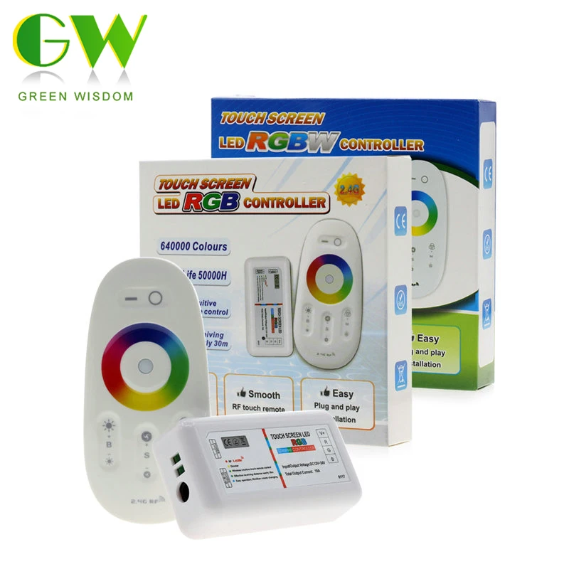 Светодиодный контроллер RGB / RGBW с сенсорным экраном 2 4G беспроводной