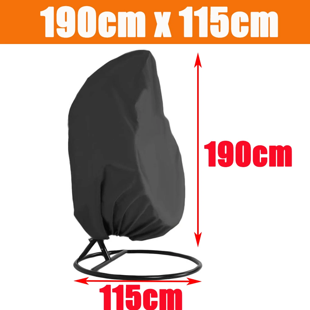 Водонепроницаемый садовый подвесной Чехол-качели из ротанга для сада