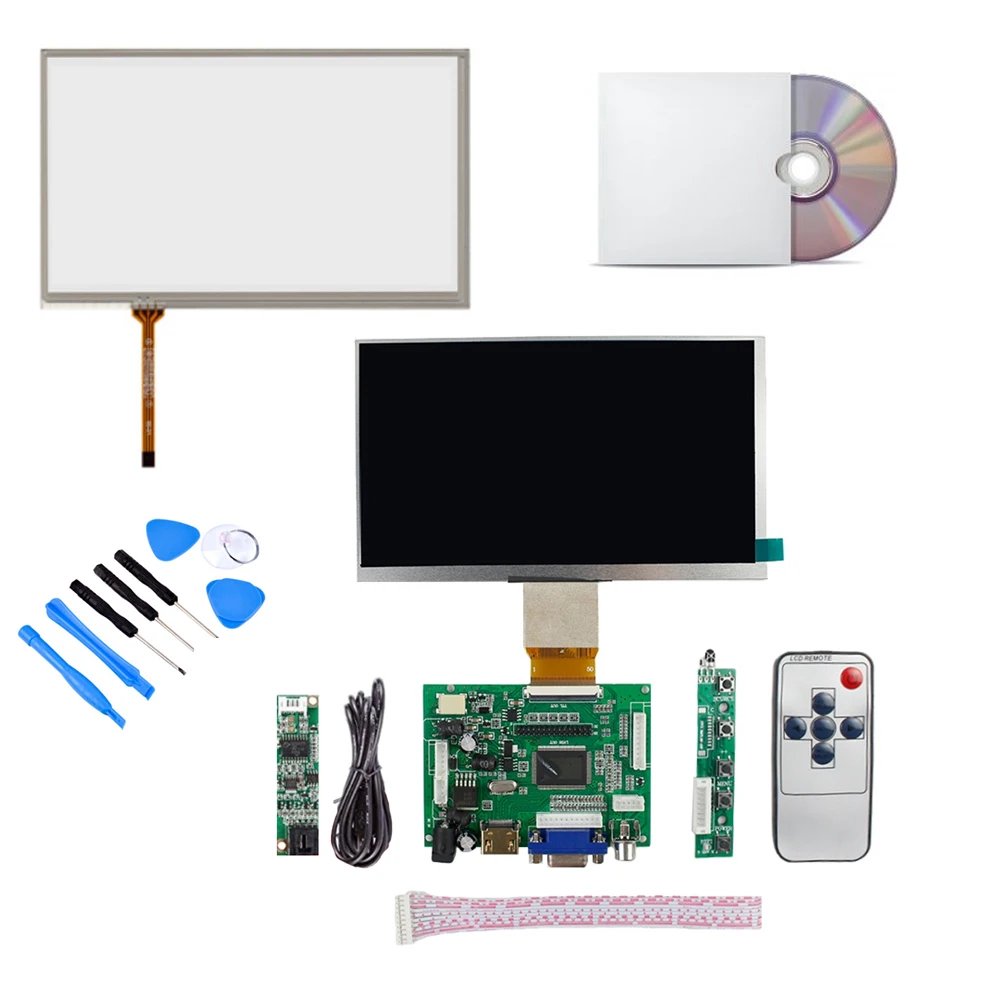 INNOLUX 7 &quotдюймовый Raspberry Pi lcd сенсорный экран дисплей TFT монитор AT070TN90 с сенсорным