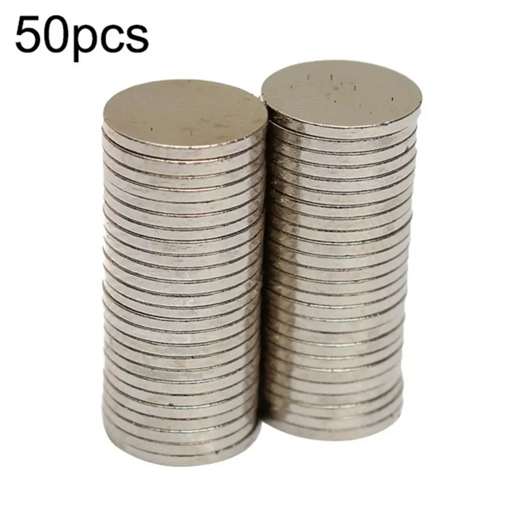 

50 шт. 10x1 мм постоянный сильный Магнитный блок Многоцелевой супер круглый диск редкоземельные магниты N50 NdFeB