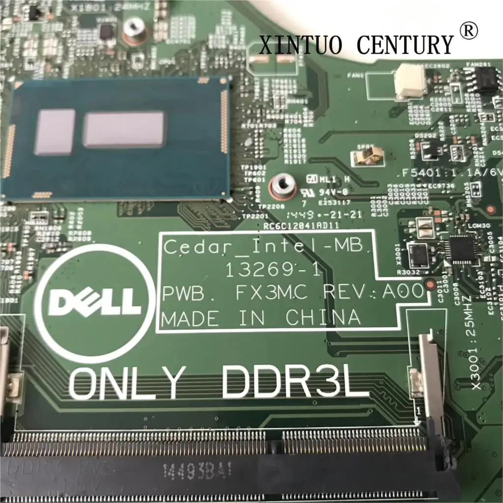 

CN-07G1CD 07G1CD 7G1CD For Dell Inspiron 3442 3542 5748 Laptop Motherboard 13269-1 FX3MC W/ SR1EB i7-4510u 100% tested working