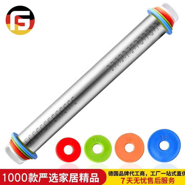 Amazon 17 дюймов Регулируемый Скалка из нержавеющей стали Регулировка толщины весы