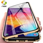 Магнитный двухсторонний стеклянный защитный чехол, Новый Xiaomi Redmi Note 10 9 9T 9S 9A 9C 8 8T 8A 7 Pro, новый Mi poco M3 X3 10T 11 Ultra