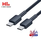 Кабель USB C - USB Type C USBC PD Кабель для быстрой зарядки Кабель USB-C Type-C для Samsung Galaxy A80 A70 A60 A50 A40 A30 plus S Кабель для Galaxy Note 9 10 S9 S10e plus Кабель