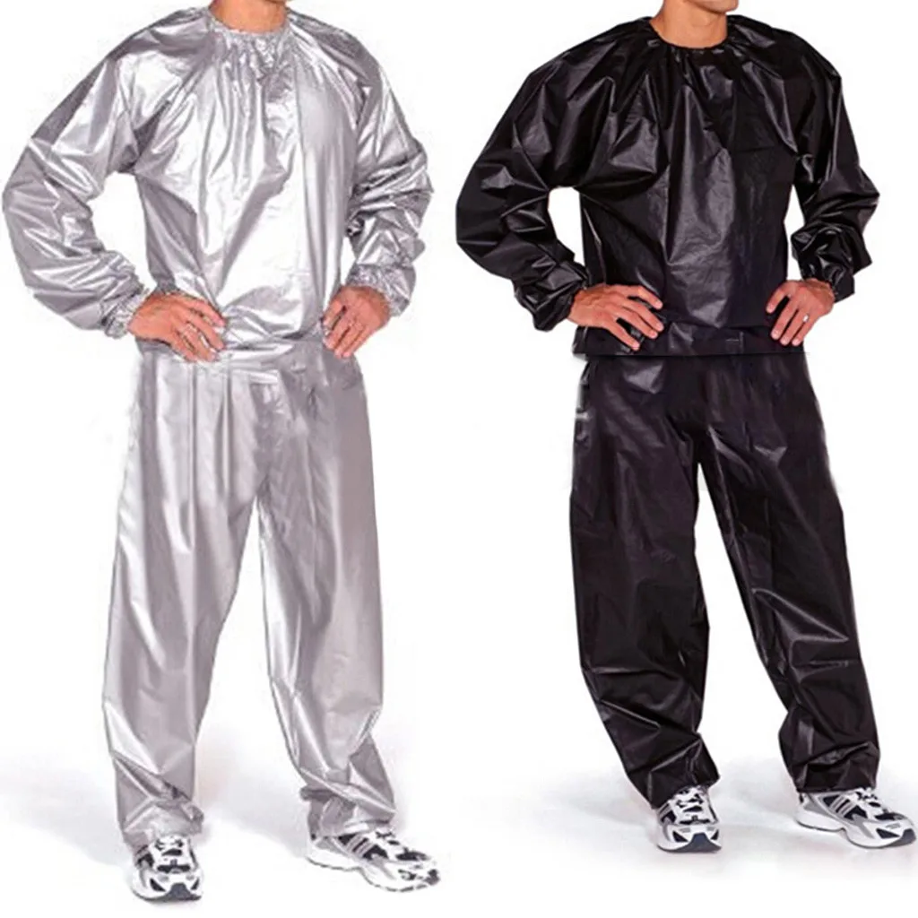 Мужской костюм для фитнеса спортивная одежда красного и желтого цвета сауны