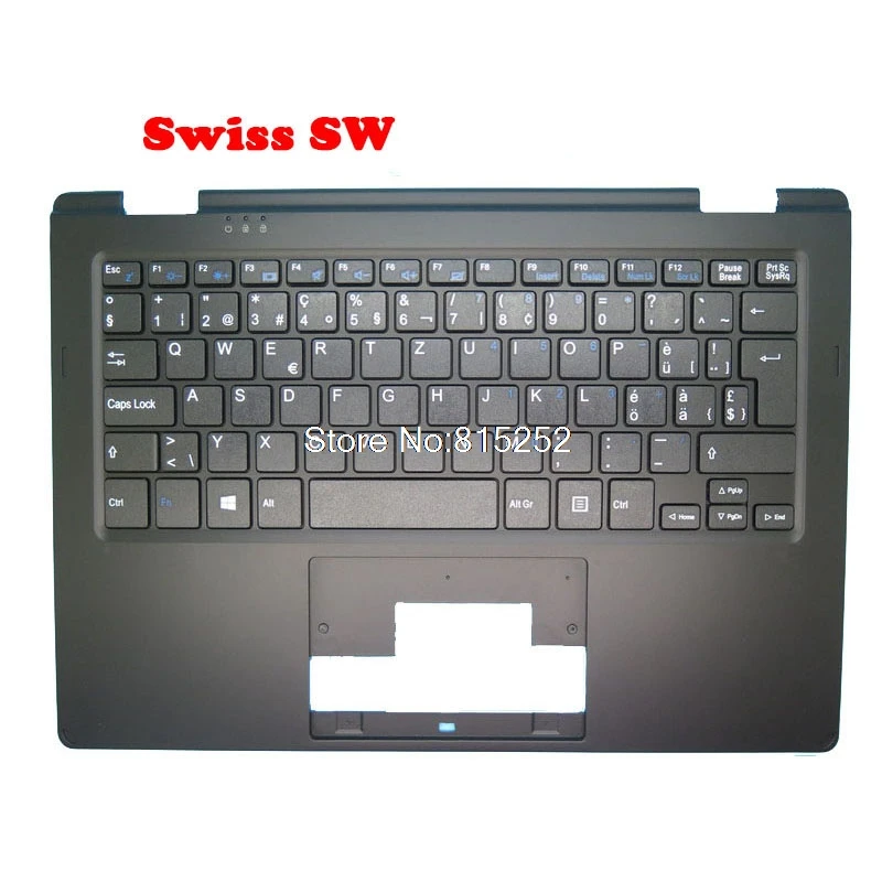 

Laptop PalmRest&keyboard For MEDION AKOYA E2217T MD60385 MSN 30021942 Black C Shell With Swiss SW/Nordic NE/English UI keyboard