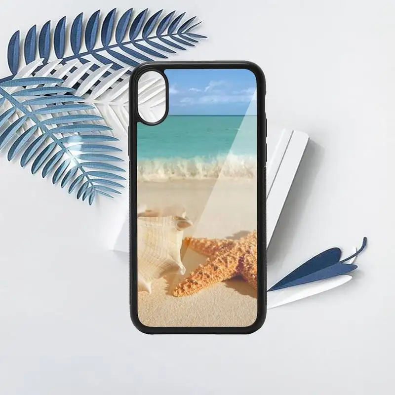 

Summer beach sky sun Phone Case PC for iPhone 11 12 pro XS MAX 8 7 6 6S Plus X 5S SE 2020 XR