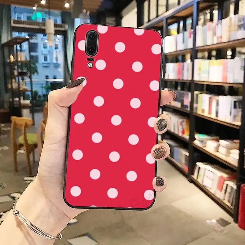 

Polka dots pattern Phone Case For Huawei honor Mate P 10 20 30 40 Pro 10i 9 10 20 8 x Lite