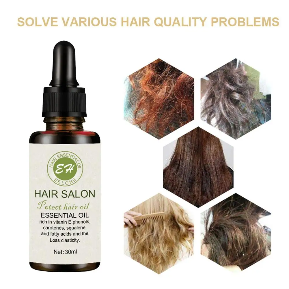 

Эфирное масло для парикмахерской Уход за волосами улучшающее поврежденное масло уход за волосами эссенция 30 мл утолщение для роста волос с...