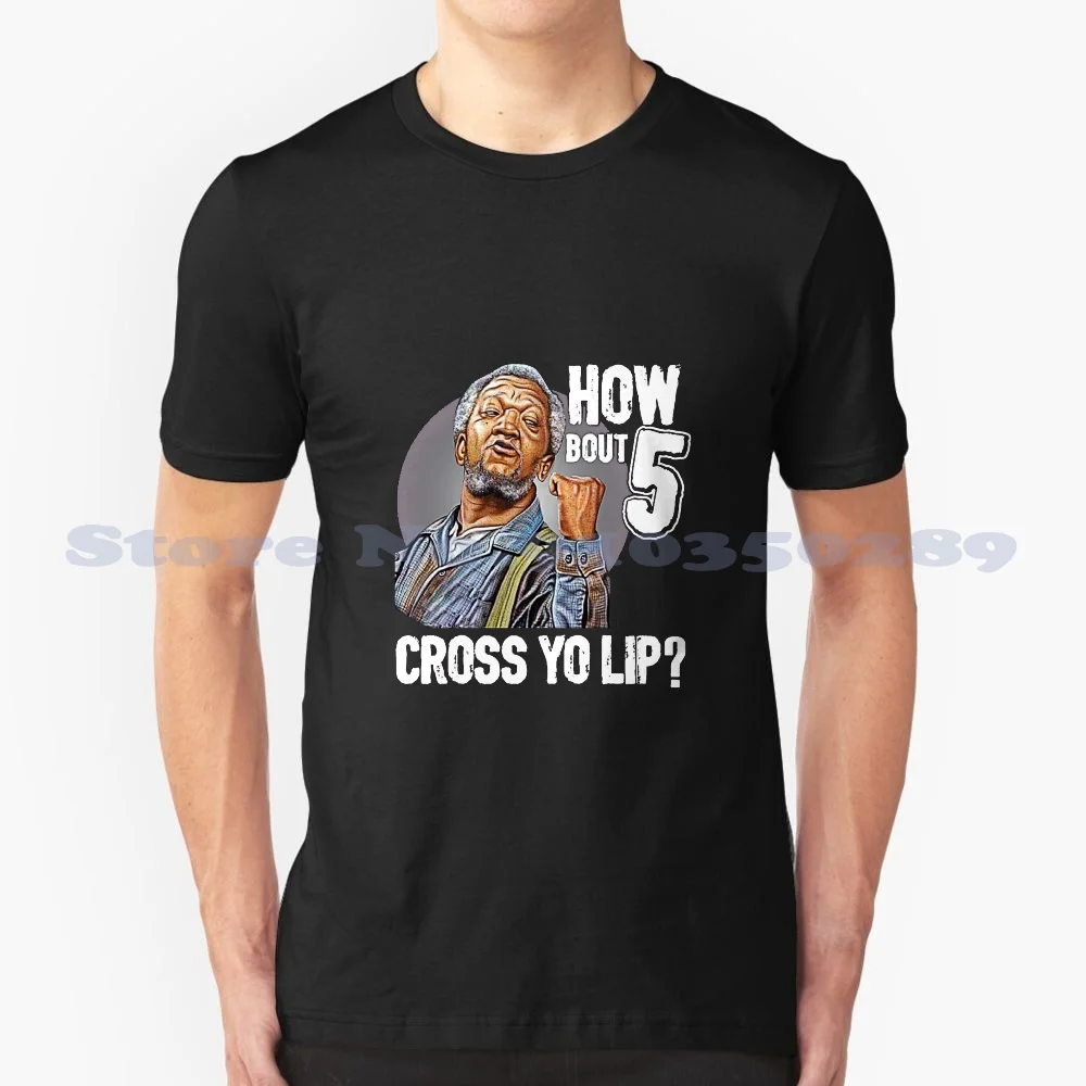 

5. Крест-ты губы Футболка Sanford And Son Tv Show Redd Foxx, модная Винтажная футболка, футболки Sanford And Son 5 Cross Yo Lip 5