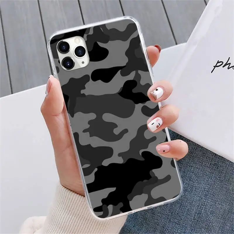 

Military Army Camo Camouflage Pattern Phone Case For iphone 12 5 5s 5c se 6 6s 7 8 plus x xs xr 11 pro max mini
