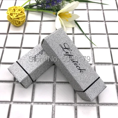 50/100 шт 25x25x85 мм косметические черные бумажные упаковочные коробки для бальзам для губ в тюбике 2,5x2,5x8,5 см аксессуары для макияжа Золотой бумажный фартук упаковочная коробка