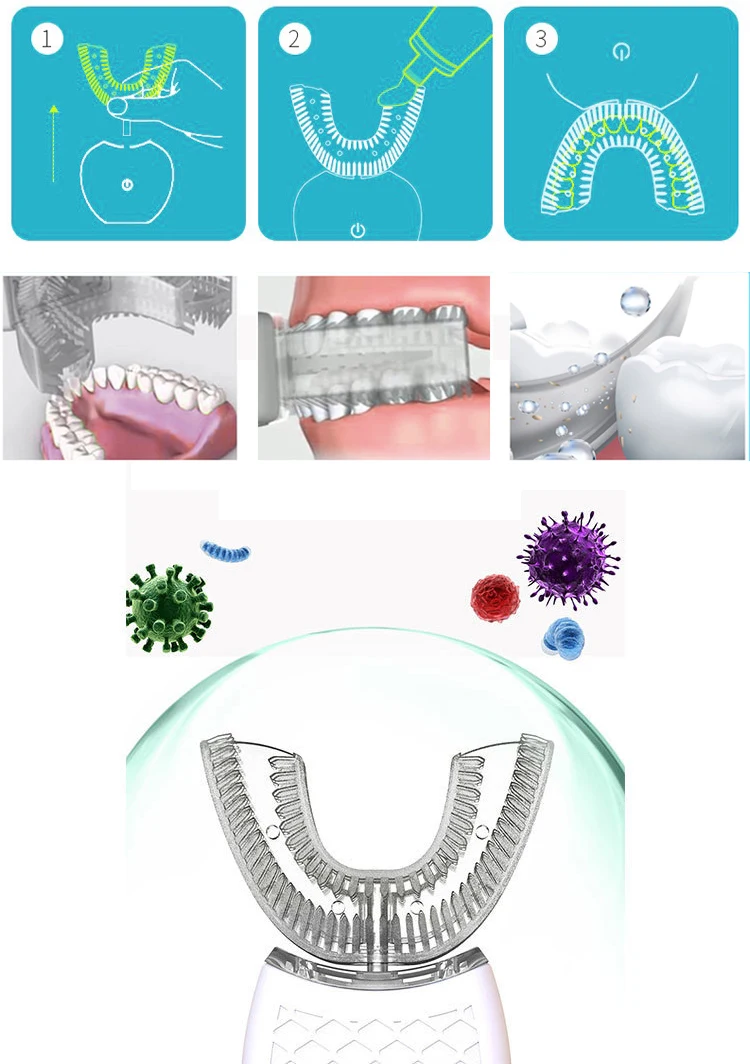 Электрическая зубная щетка для ультразвуковой чистки ультразвуковая