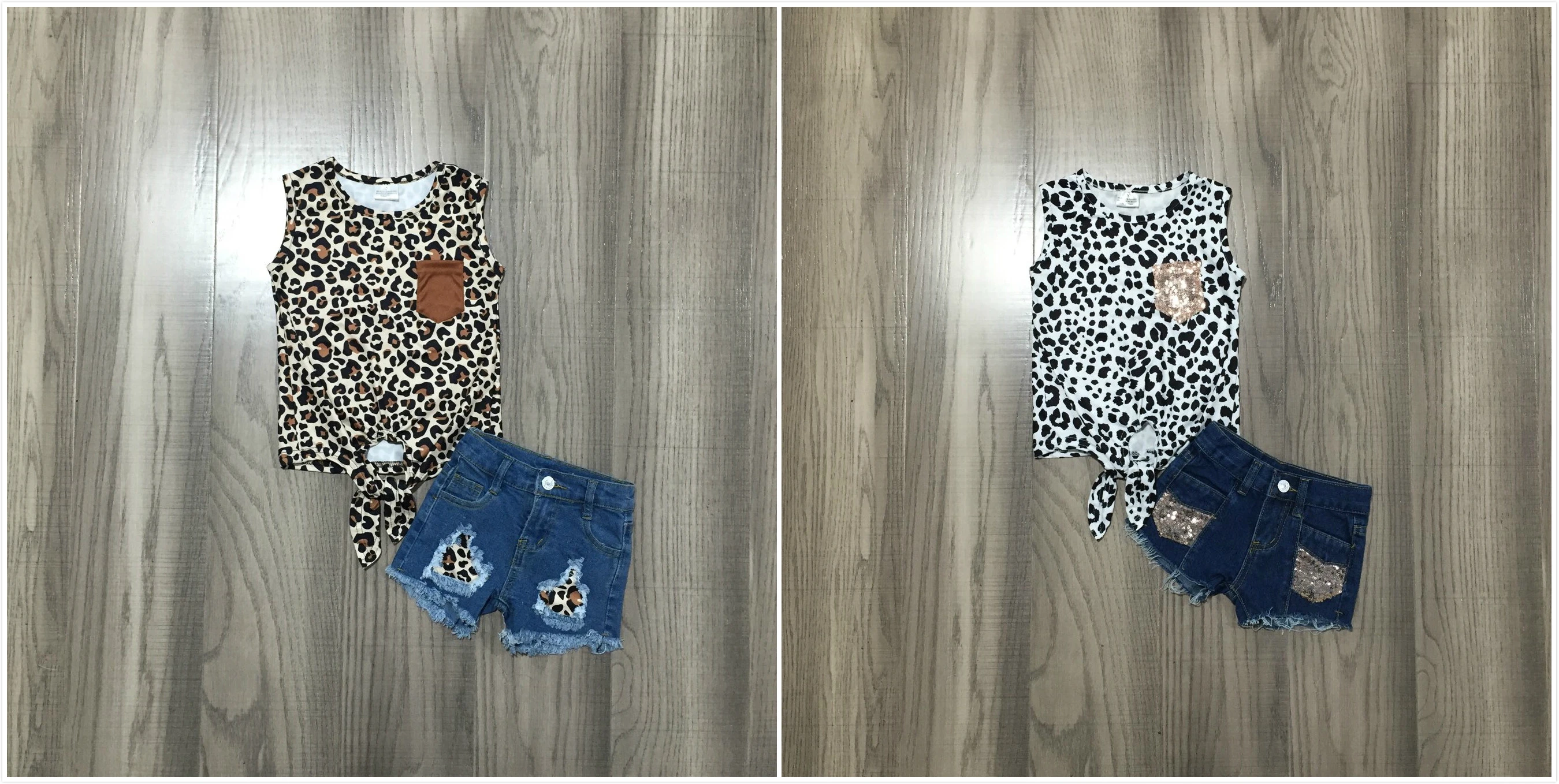 Летняя одежда для маленьких девочек Girlymax без рукавов с оборками из бутика узлом