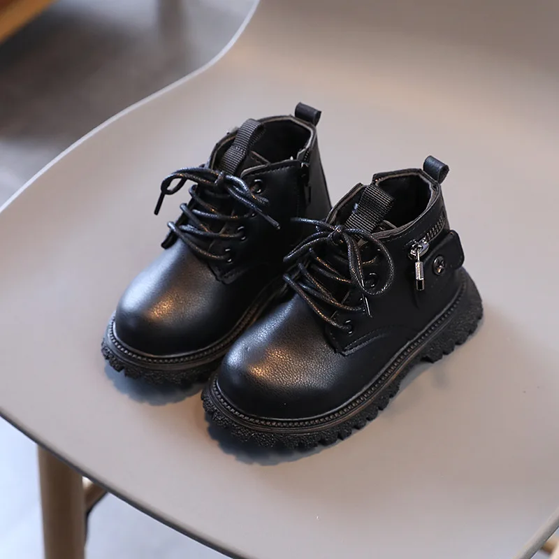 

1 2 3 4 5 6 Year 2021 Children'S Shoes Short Boots Toddler Autumn Newborn Baby Martin Lace-Up Boots Kids Winter Shoes For Boys