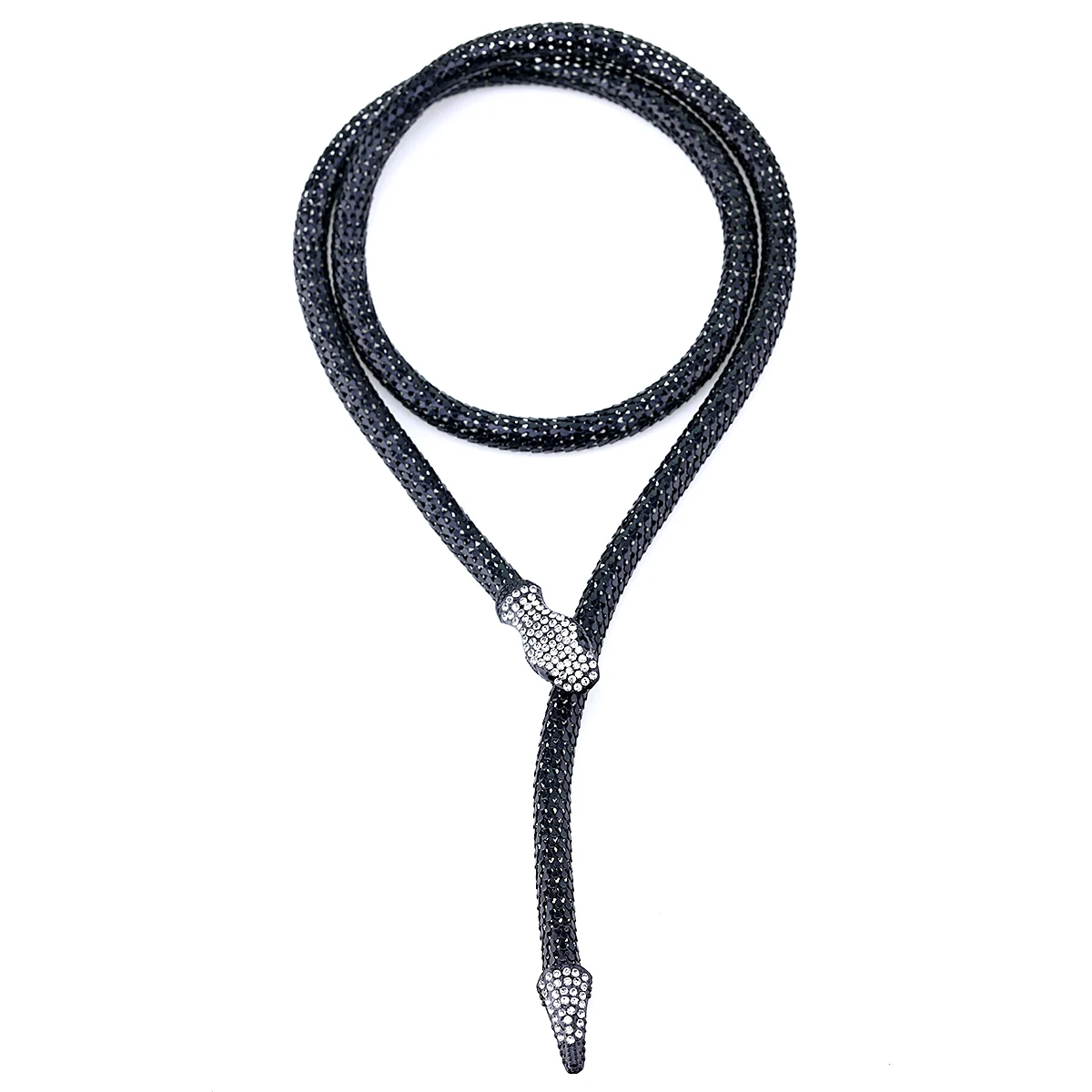 Punk Crystal Gold Plated Magnetic Snake Necklace For Women Magnet Chain On Neck Choker Female Jewelry Party Hallowmas | Украшения и