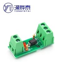 yyt 1 way optocoupler isolation moduleel817pc817photoelectric isolatoroptical couplercardable rail bracket
