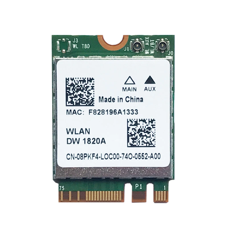 DW1820A BCM94350ZAE 802.11Ac BT4.1 867 Мбит/с Wi Fi адаптер BCM94350 M.2 NGFF DW1820 беспроводная карта лучше