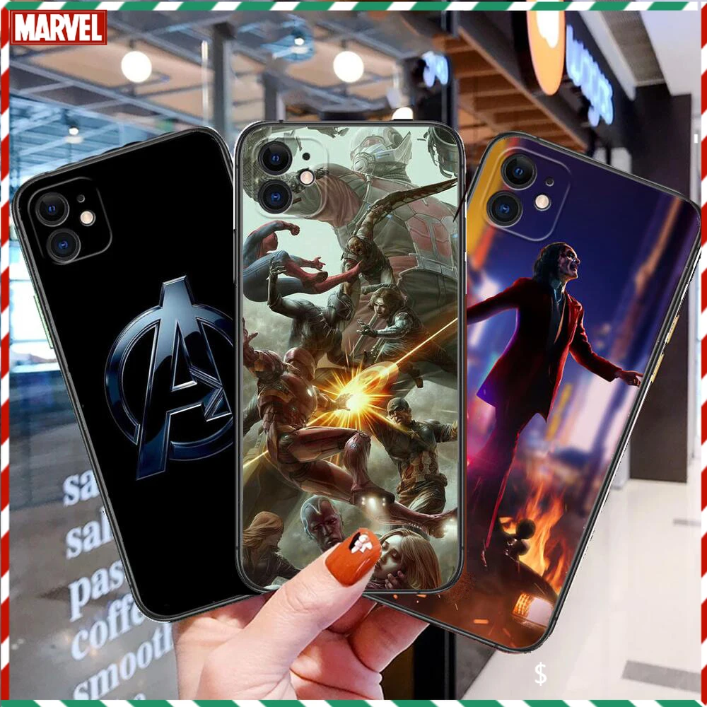 

Avengers Marvel Phone Case Hull For Samsung Galaxy A70 A50 A51 A71 A52 A40 A30 A31 A90 A20E 5G a20s Black Shell Art Cell Cove