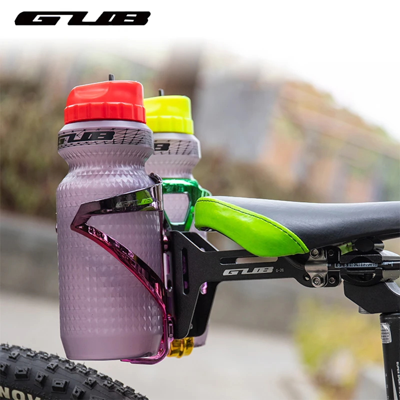 

GUB Dual Bicycle Bottle Cage Adapter Mountain Bike Saddle Double Adapter Seat Riding Equipment Bottle Cage Conversion Seat