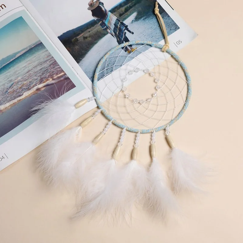 

White LED Lights Feather Led Light Round Fantastic Creative for Christmas Weave Hollow Girl Bedroom Wall Decoration Trendy Luces