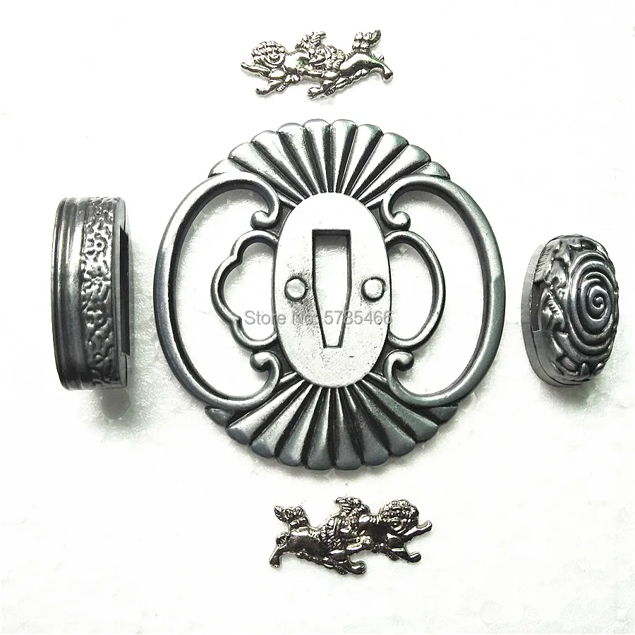 Комплект из сплава Tsuba Guard для японского самурайского меча катаны фитинги