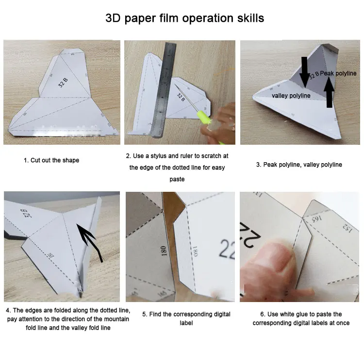 3D Красный Маленький слон фотобумага с животными модель сделай сам творческие
