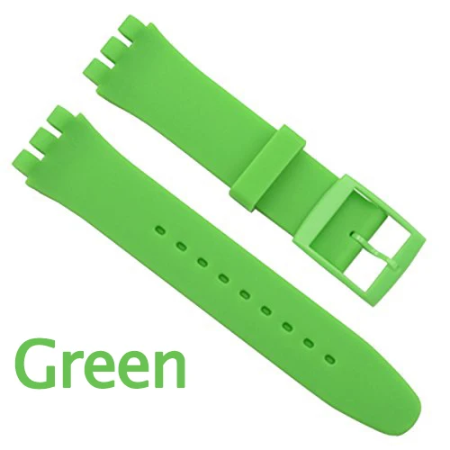Ремешок для часов образец ремешка пряжка для SWATCH силиконовый ремешок для часов 16 мм 17 мм 19 мм 20 мм резиновый ремешок 16 мм аксессуары для часов