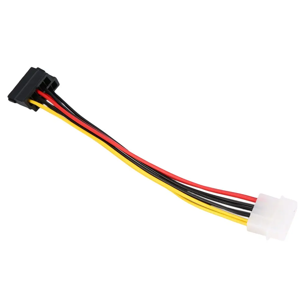 4Pin Ide Molex Naar 15Pin Serial Ata Sata адаптер питания Kabel Y сплиттер жесткий диск Voeding Hot