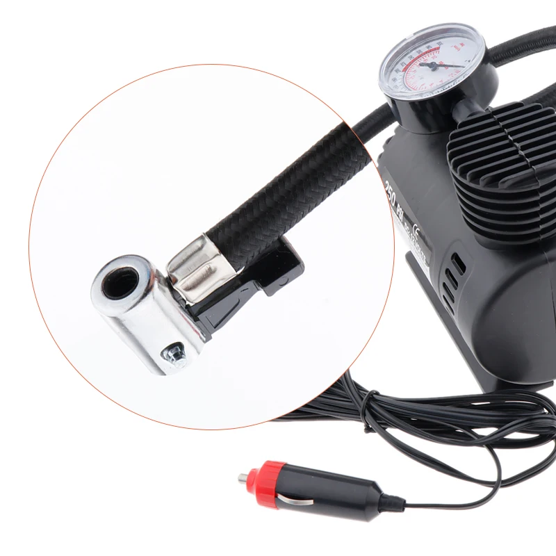DC 12 V 300 фунтов/кв. дюйм Портативный воздушный компрессор для автомобиля