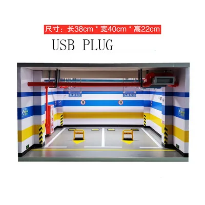 1:18 подземная парковочная машина двойная витрина пылезащитная крышка детские