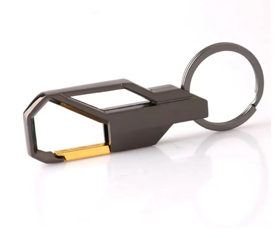 Кожаный металлический брелок для автомобильного стайлинга ключей Peugeot 206 307 406 407 - Фото №1