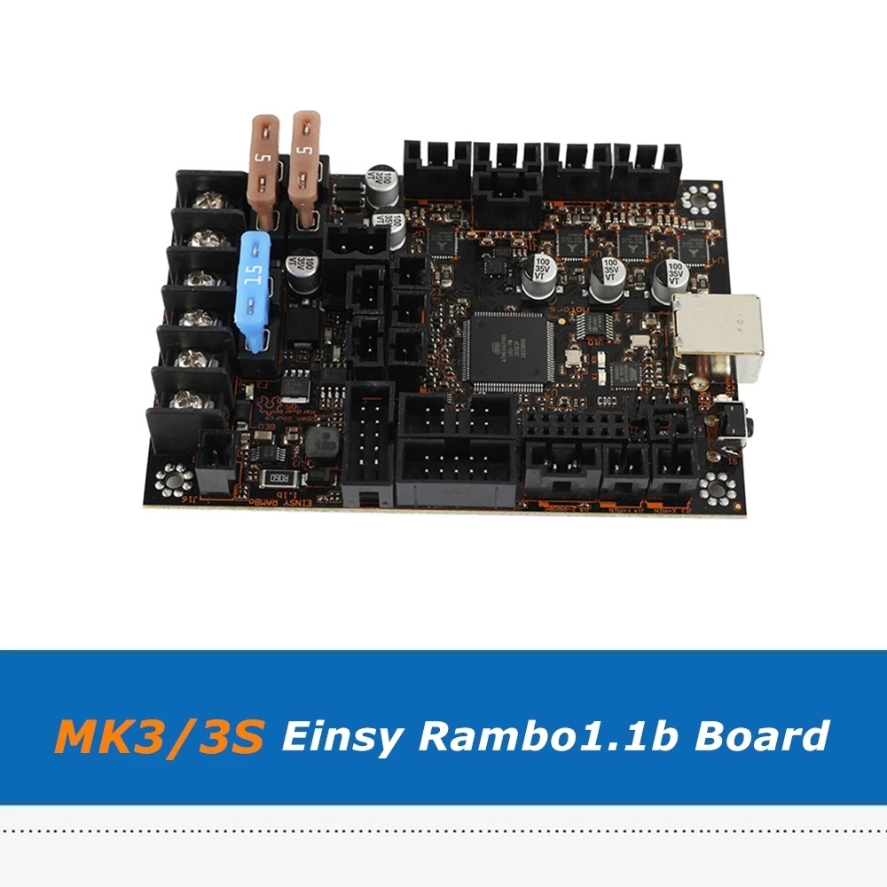 Reprap Prusa i3 MK3/3S Einsy Rambo 1.1b Control Board With 4pcs TMC2130 SPI Driver For Prusa I3 MK3 3D Printer Parts