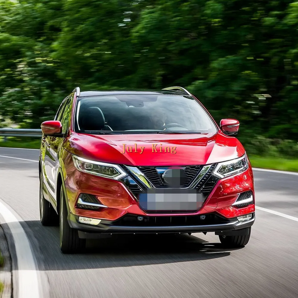 Июля King светодиодный Габаритные огни чехол для Nissan Qashqai 2018 + Белый DRL голубой лед