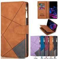multi 9 card slots flip case for samsung galaxy a72 5g zipper wallet leather case for galaxy a72 shell a72 sm a726 a725 cover