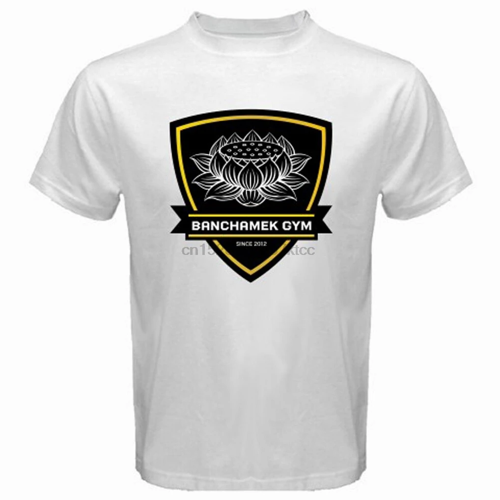 Новинка мужская белая футболка BANCHAMEK GYM Buakaw Por Pramuk Muay Thai размеры от S до 3XL M Xl 2xl 3xl -