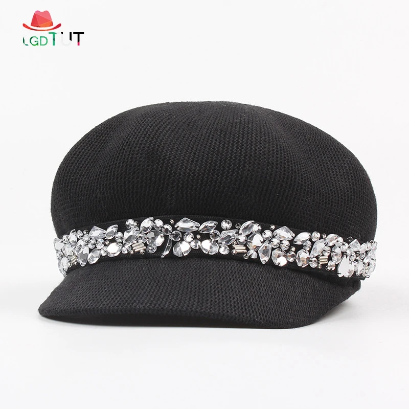 Весенне летние аксессуары женская шляпа восьмиугольные кепки дышащие