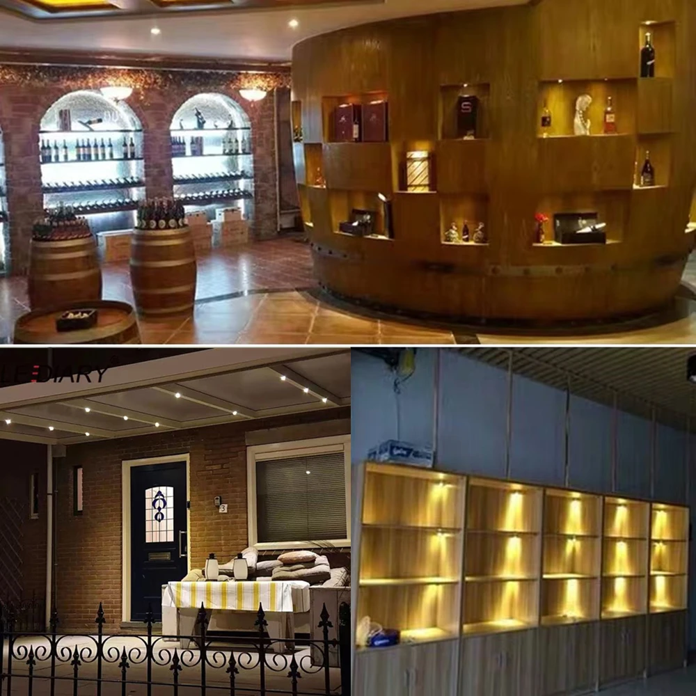 ip65 1w led mini downlight with transformer ceiling spotlight dc12v bedroom 25mm recessed spot led lamps kitchen cabinet lights free global shipping